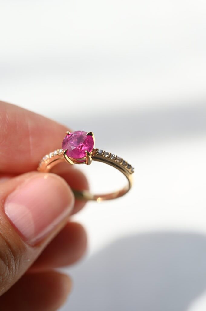 Пръстен с Рубин и Диаманти